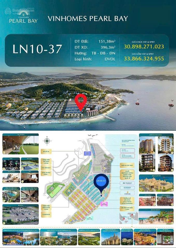 Siêu phẩm góc 3 mặt tiền view biển  vinhomes pearl bay căn kinh doanh đẹp dự án