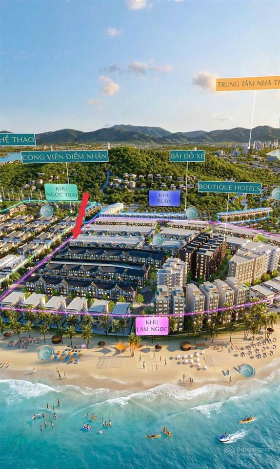 Dvdl căn góc 2 mặt tiền lớn, 1 mặt tiền sau lưng vinhomes pearl bay  kinh doanh đa ngành nghề