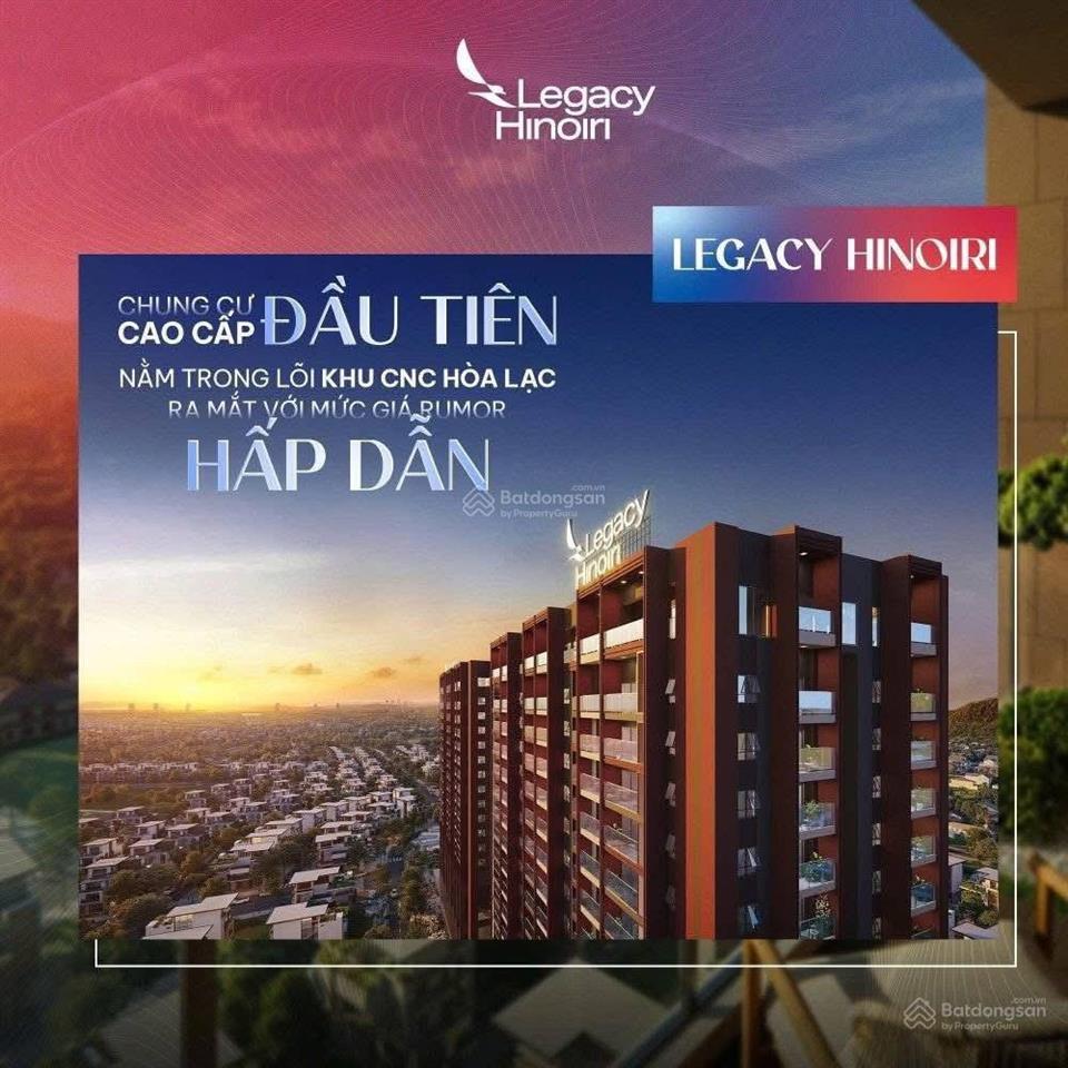 Bán cc legacy hinoiri, 45 triệu/m2, 85m2, 2pn, 2wc tại thạch hòa, thạch thất