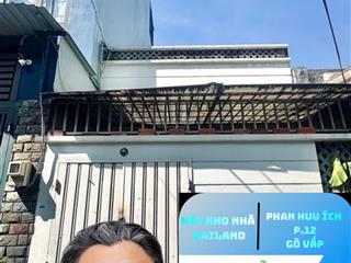 Bán nhà hẻm xe hơi thông thoáng, sát mặt tiền phan huy ích, ngay emart 2, 4x12.5m, chỉ 5.6tỷ