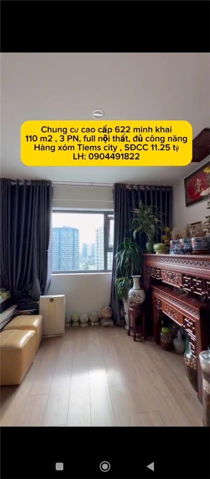 BÁN CĂN HỘ CAO CẤP AMBER RIVERSIDE – SÁT TIME CITY– view thoáng, không khí trong lành