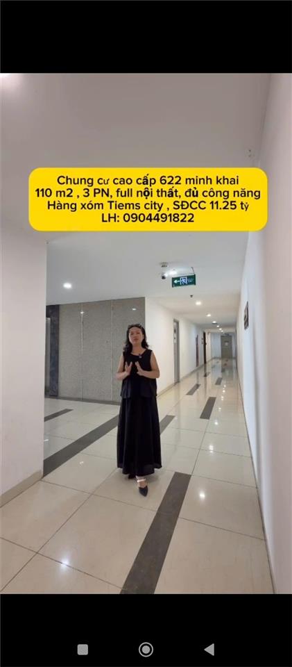 BÁN CĂN HỘ CAO CẤP AMBER RIVERSIDE – SÁT TIME CITY– view thoáng, không khí trong lành