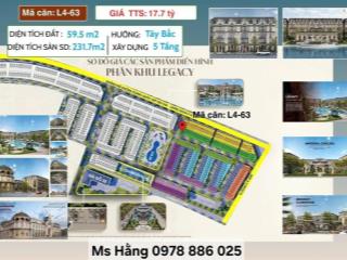 HOT! CHÍNH CHỦ NHƯỢNG LẠI SHOPHOUSE CĂN GÓC NOBLE PALACE TÂY THĂNG LONG – VỊ TRÍ VÀNG