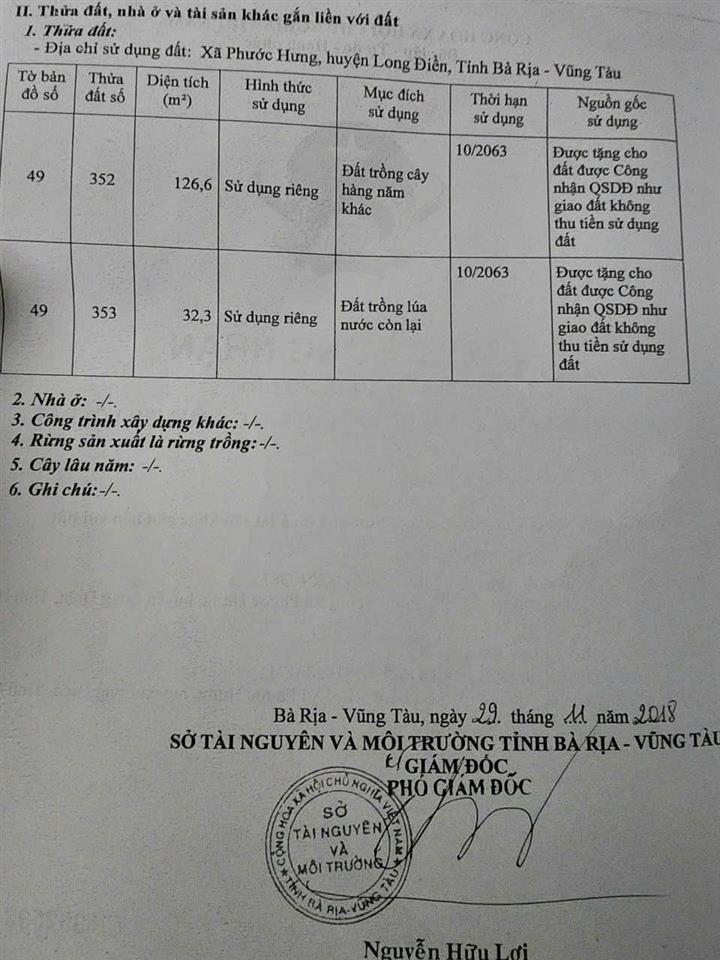 NHÀ ĐẸP - GIÁ TỐT - Vị Trí Đắc Địa Tại Xã Phước Hưng, Huyện Long Điền, Tỉnh Bà Rịa- Vũng