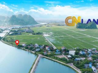 Đất đấu giá view hồ quan sơn, 2 mặt tiền 90m2  mua là có lộc, ở là phát tài