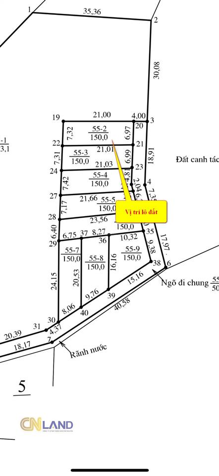 Chính chủ cần bán lô đất 150m2 ở an phú, mỹ đức