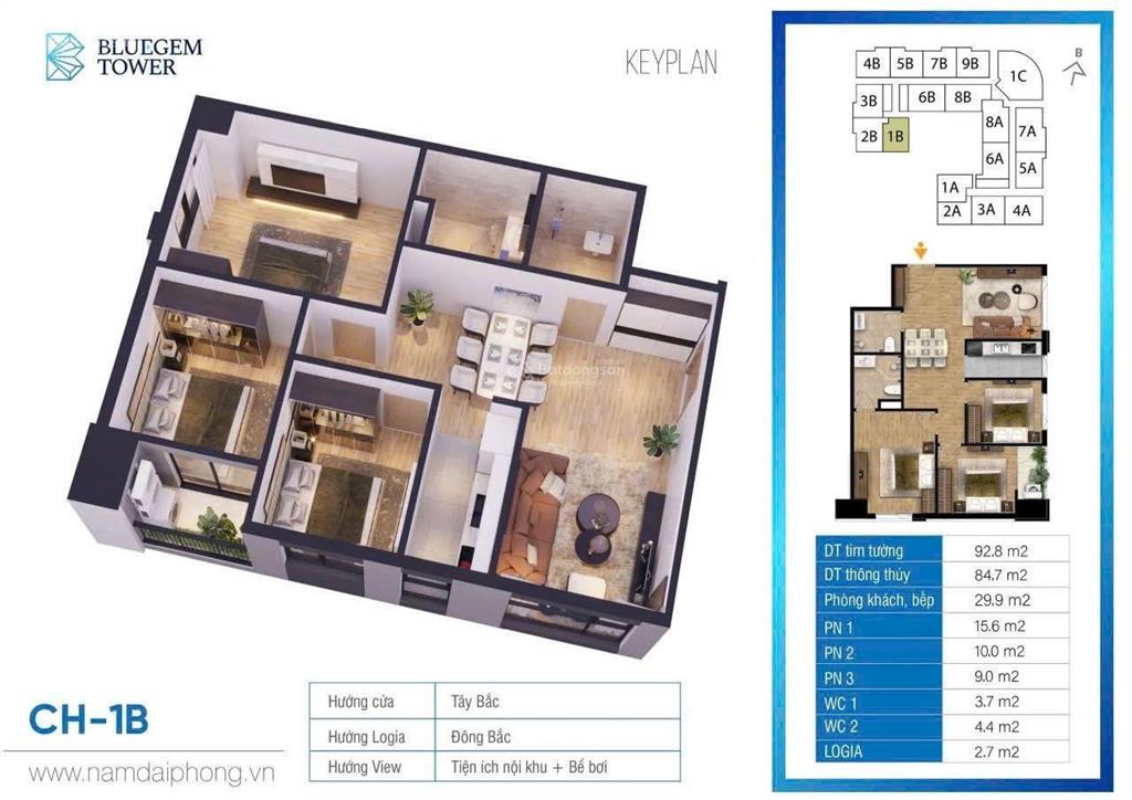 Bluegem tower  sắp bàn giao vào tháng t6/2026
