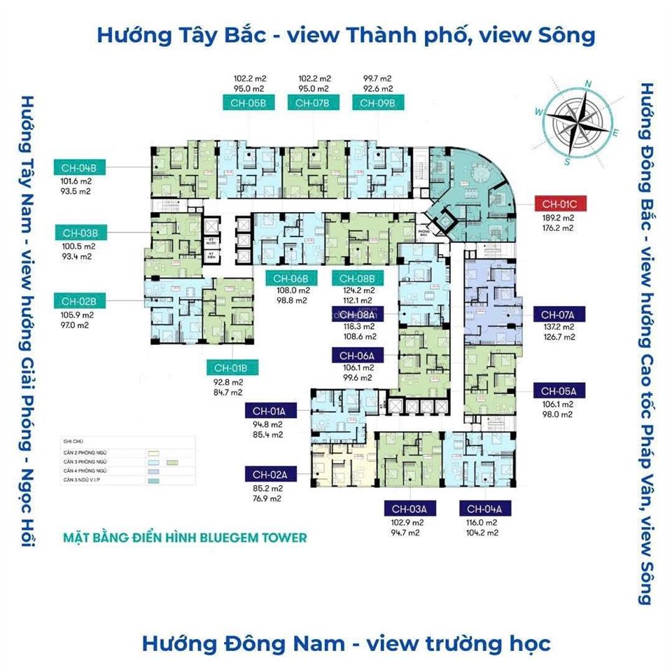 Bluegem tower  sắp bàn giao vào tháng t6/2026