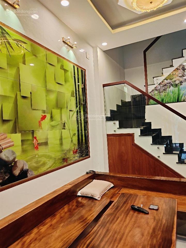 Nhà 4 tầng nhỉnh 5 tỷ gần vinhomes grand park quận 9  đường 8m  54m2  long thạnh mỹ