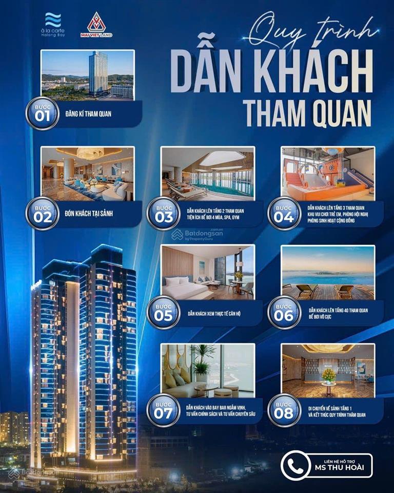 Bán căn hộ 75m2 tại a la carte hạ long bay, 70 triệu / m2, uy tín hot!