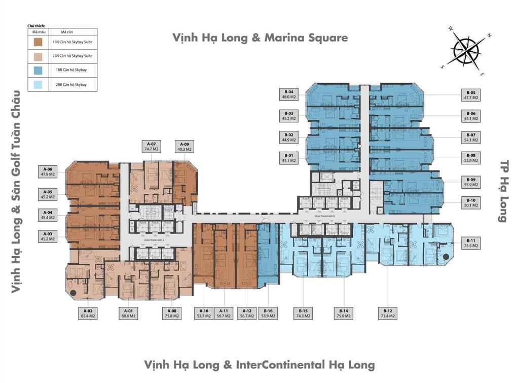 Bán căn hộ 75m2 tại a la carte hạ long bay, 70 triệu / m2, uy tín hot!