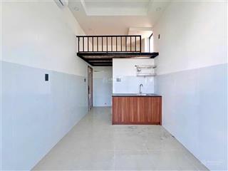 Cho thuê căn hộ mới xây  thang lên gác tích hợp tủ đồ  ban công ngay lê văn quới  ngã tư bốn xã