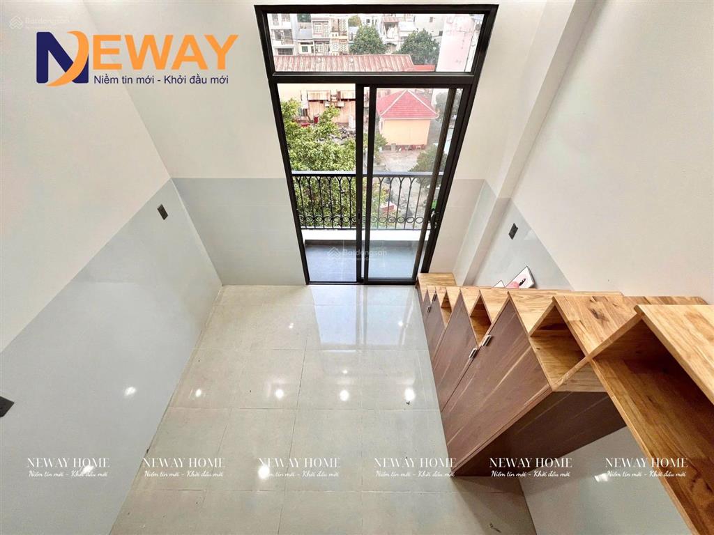 Cho thuê căn hộ siêu rộng  cửa sổ trời  ban công mới xây ngay lê văn quới  bốn xã