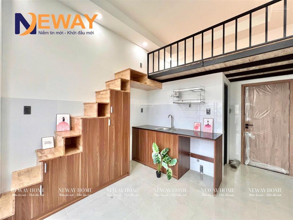 Cho thuê căn hộ siêu rộng  cửa sổ trời  ban công mới xây ngay lê văn quới  bốn xã