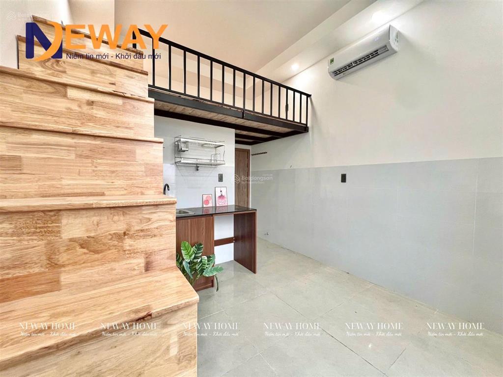 Cho thuê căn hộ siêu rộng  cửa sổ trời  ban công mới xây ngay lê văn quới  bốn xã