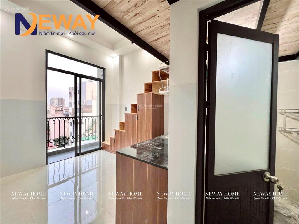 Cho thuê căn hộ siêu rộng  cửa sổ trời  ban công mới xây ngay lê văn quới  bốn xã