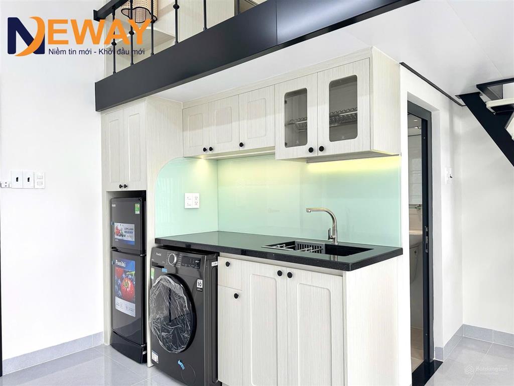 Cho thuê căn hộ ban công full nội thất  máy giặt riêng ngay nguyễn văn yến  tô hiệu  đầm sen