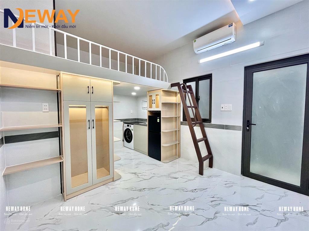 Cho thuê căn hộ mới xây full nội thất máy giặt riêng ngay huỳnh văn nghệ  phan huy ích