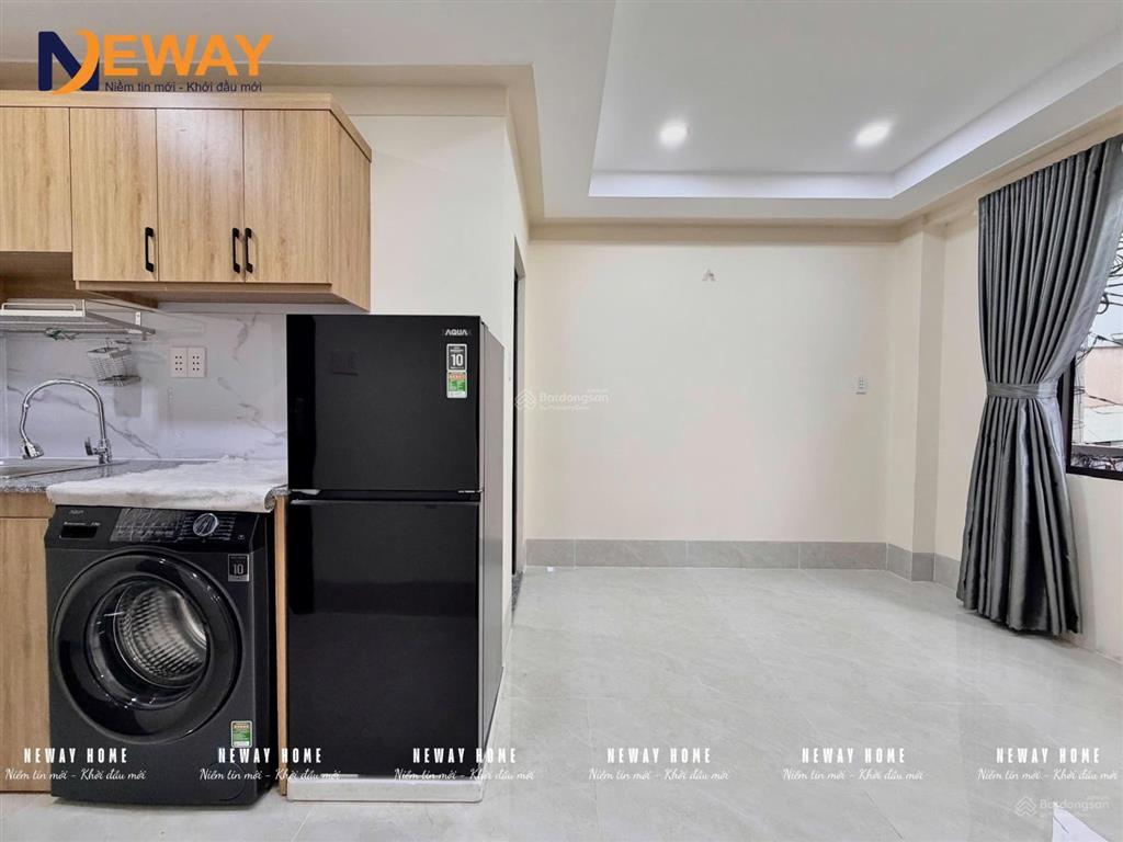 Cho thuê căn hộ 1pn full nội thất máy giặt riêng mới 100% ngay lê văn quới  mã lò