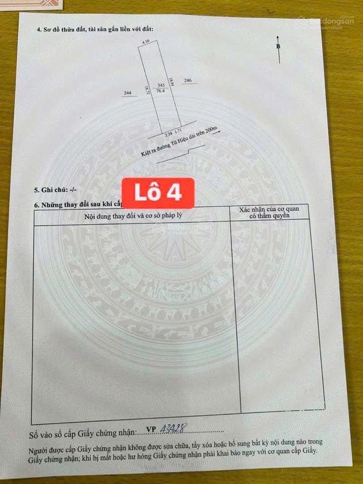 [bán gấp ] 3t75 sở hữu lô 70m kiệt ôtô đường tô hiệu  hòa minh  liên chiểu