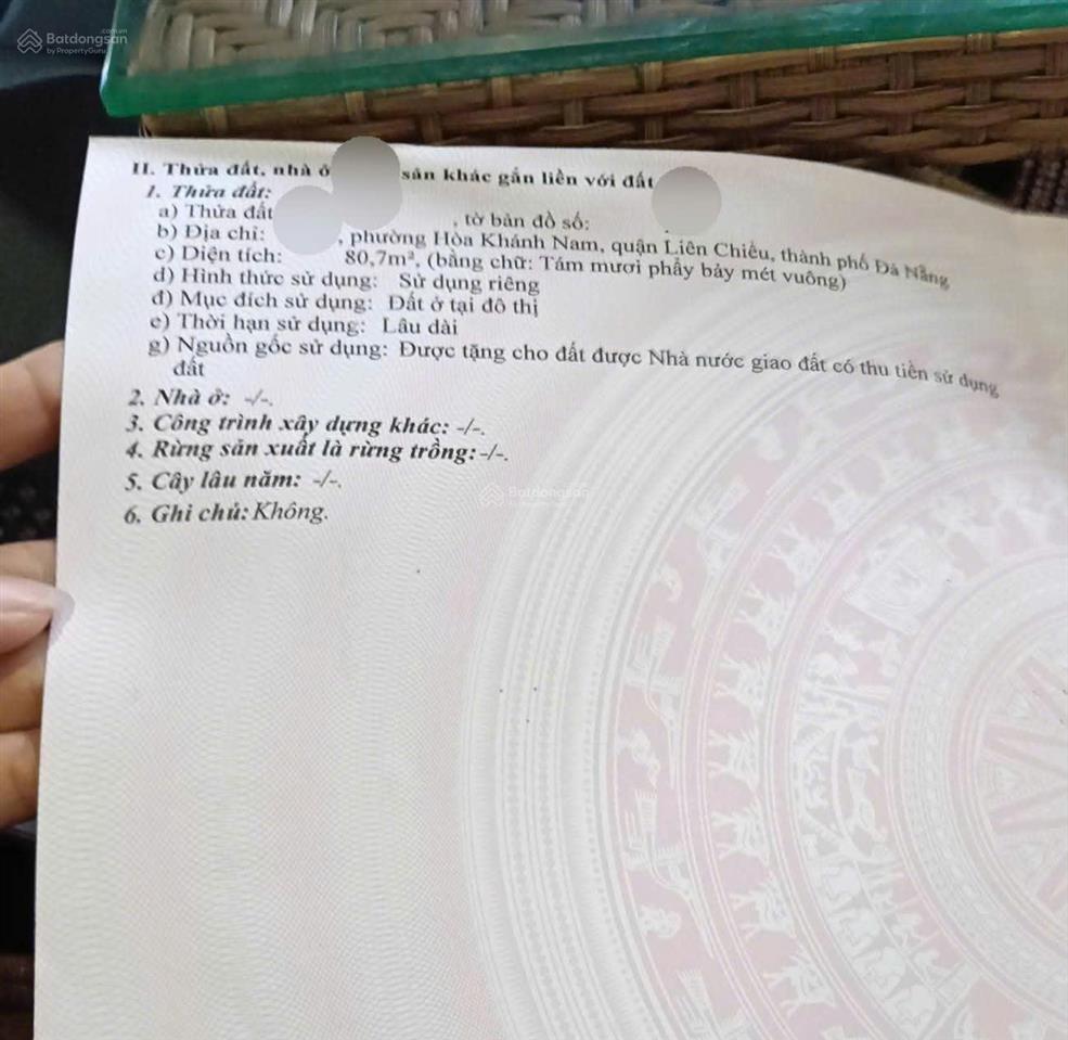 [ đất rẻ ] 80m k. ô tô đà sơn chỉ 2t9 | gần đh duy tân  liên chiểu