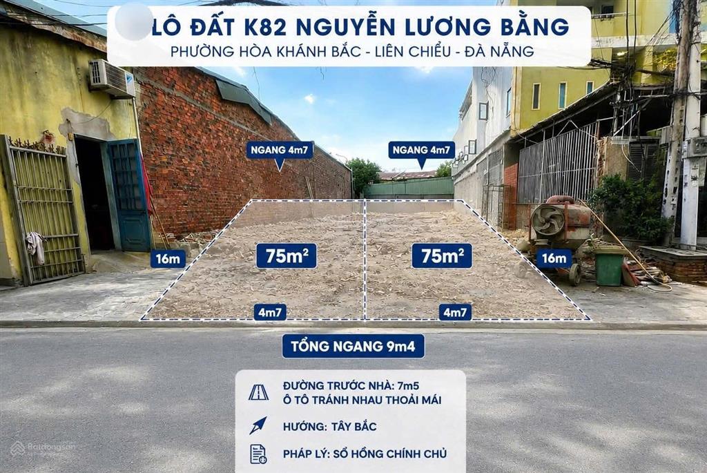 Đất k82 nguyễn lương bằng  vị trí đắc địa, vừa ở vừa kinh doanh | sát đh bách khoa