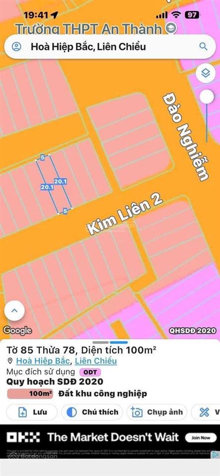 Cơ hội | mặt tiền đường 5m5 kim liên 2 | 100m gần cảng liên chiểu, cơ hội đầu tư sớm