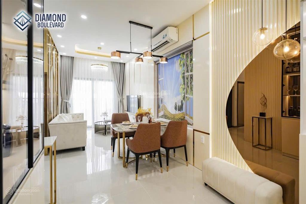 Căn hộ diamond boulevard mặt tiền ql13, sát nhà ga metro c7 và sân golf sông bé, nhận nhà ở ngay