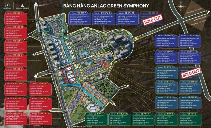 An lạc green symphony ra mắt shophouse 2 mặt tiền 90m2 số lượng giới hạn