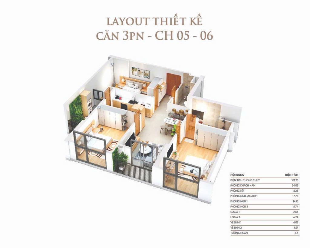 Căn 3pn2vs hướng mát đông nam 6,97 tỷ bao phí. view 2 hồ mát mẻ.  0392 956 *** call/zalo