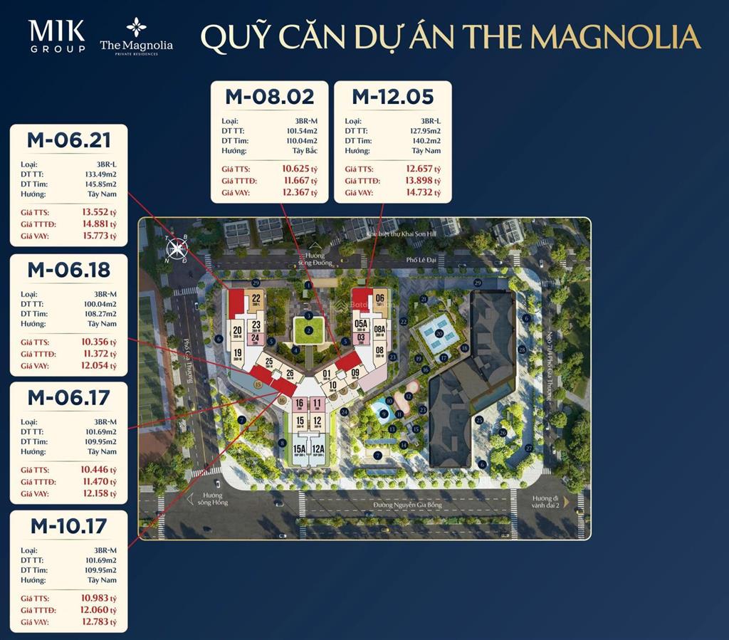 Dự án mik  the magnolia private residences