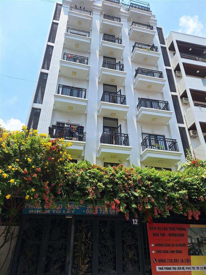 Bán căn hộ dịch vụ mặt tiền đường số lý phục man, phường tân thuận, quận 7. dt 6,24x25m