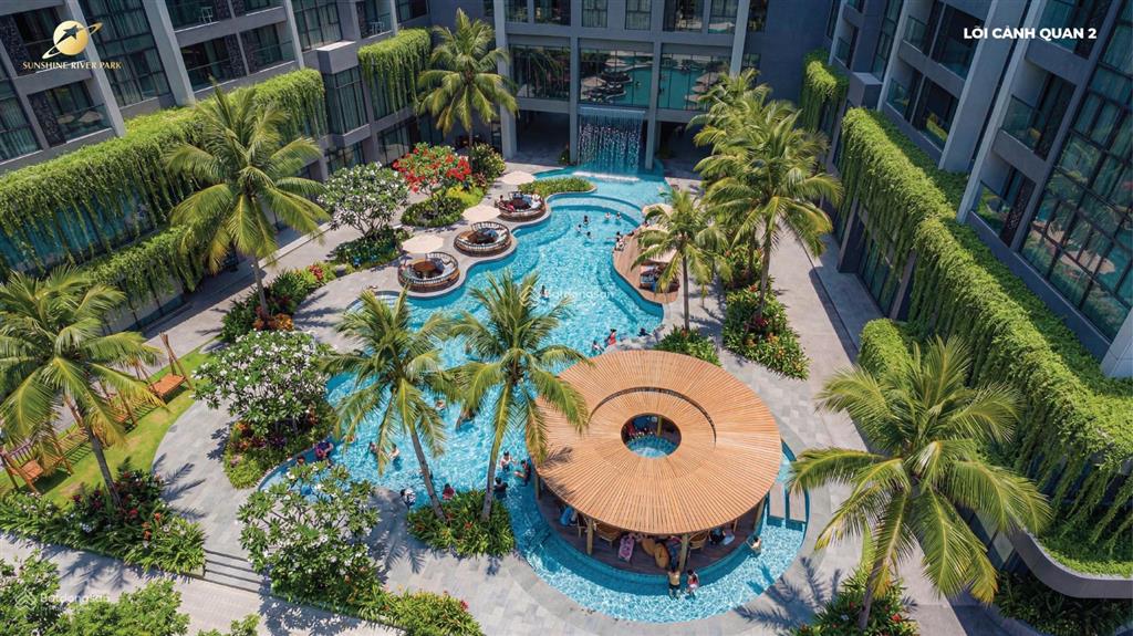 Sunshine river park căn 2n2vs với mức giá cực rẻ chỉ 11xtr/m2 bàn giao full nội thất cao cấp