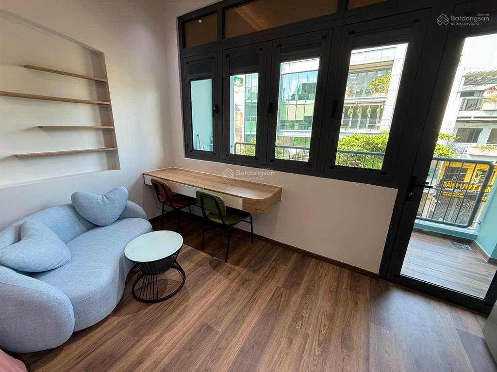 Sắp trống căn studio ban công 40m2 ngay mặt tiền võ oanh, đầy đủ nội thất