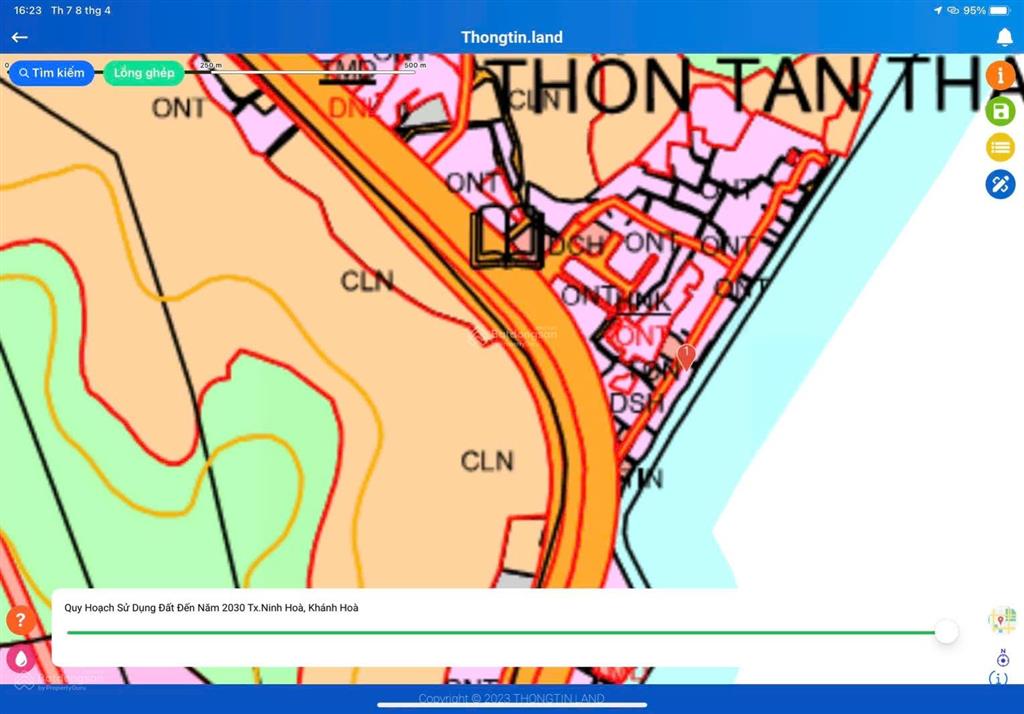 Bán lô đất mặt tiền biển cực đẹp tại xã nam ninh hoà, khánh hoà