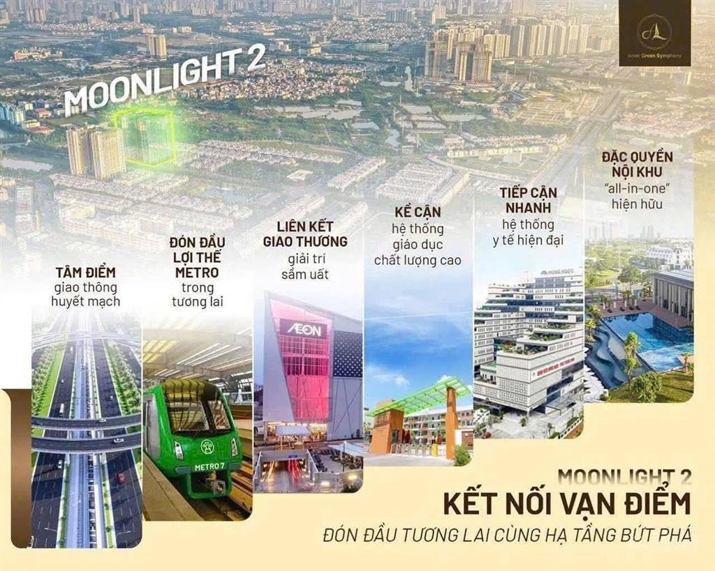 Bán căn hộ moonlight 2, 2pn  68m2 chỉ 66 triệu/m2, sát trung tâm mỹ đình 10 phút di chuyển