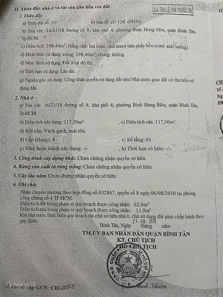 Cần bán nhà gần aeon tân phú, kênh tham lương