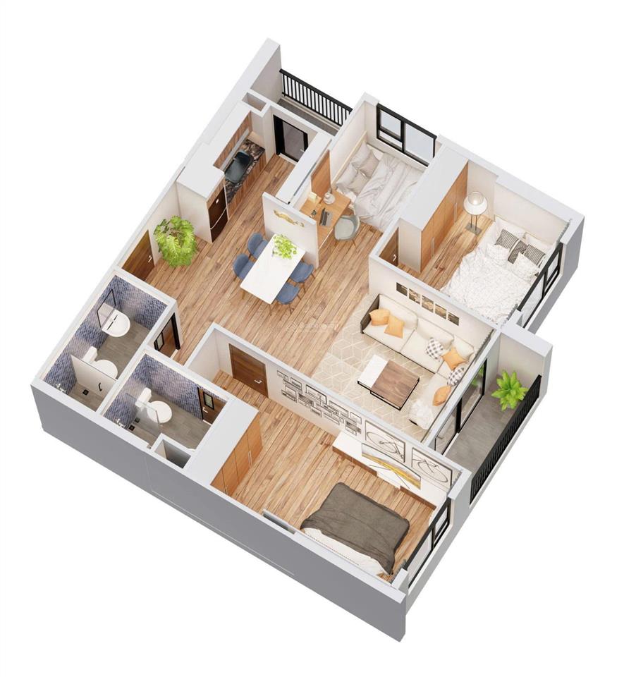 Quỹ 15 căn chuyển nhượng 1pn  2pn  3pn giá 1tỷ/căn không chênh giá gốc từ cđt chỉ từ 18tr/m2