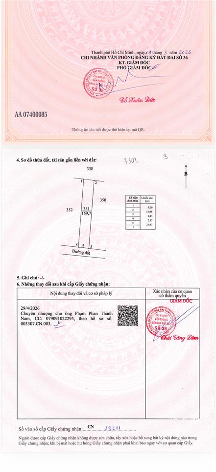 Bán gấp đất nền 159,7m2 ở xuân sơn, 1,5 tỷ, huyện châu đức, bà rịa vũng tàu