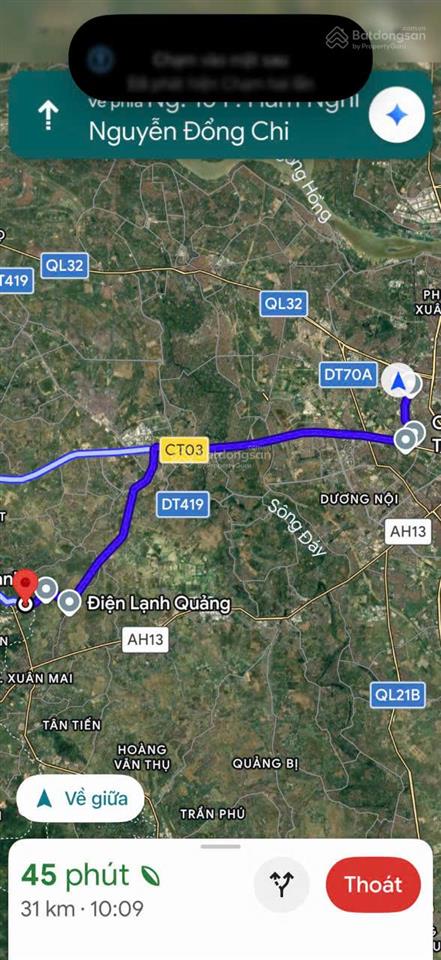 Bán gấp lô đất đẹp full thổ cư gần khu cnc hòa lạc