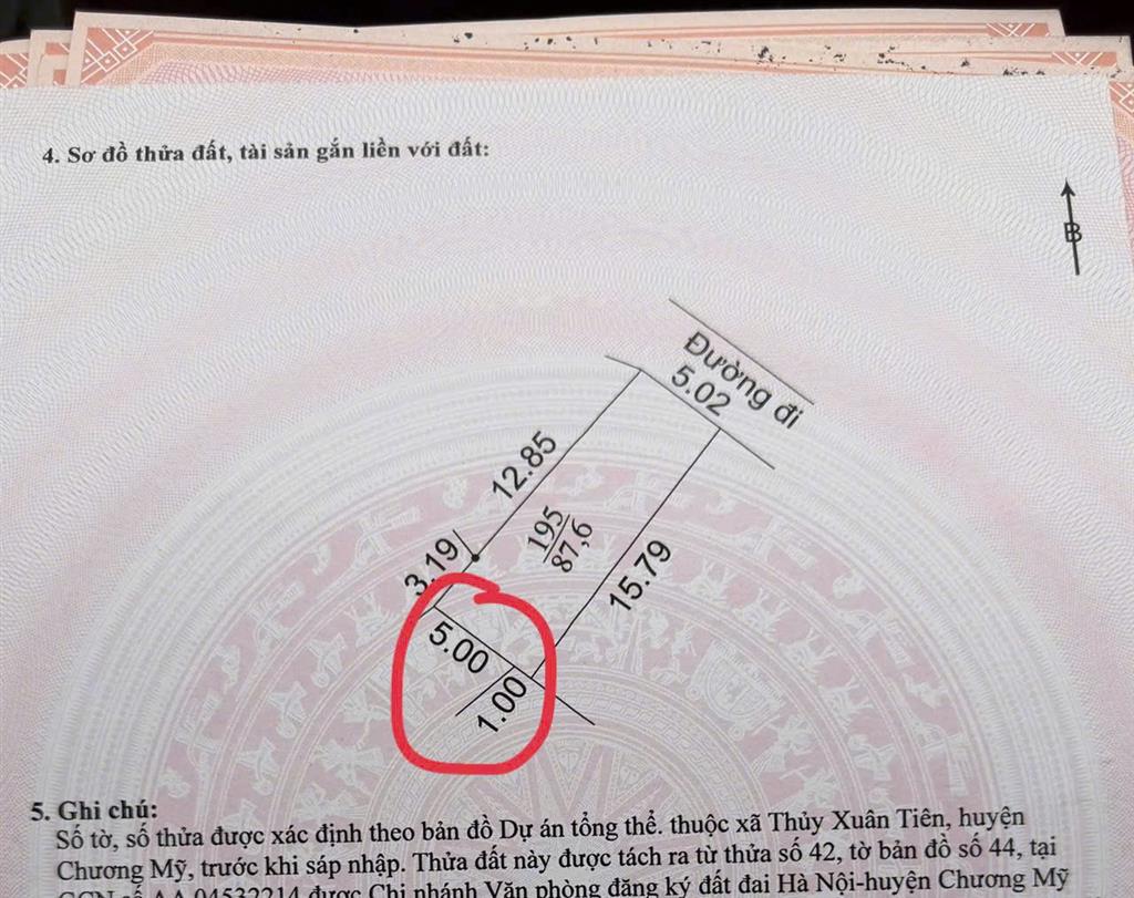 Chính chủ mảnh 87,6m2 full thổ cư