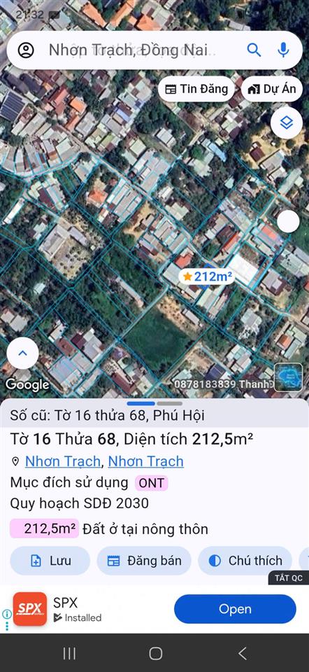 SỞ HỮU NGAY LÔ ĐẤT ĐẸP - GIÁ TỐT - Vị Trí Đắc Địa  : Xã Nhơn Trạch - Thành Phố ĐỒNG NAI