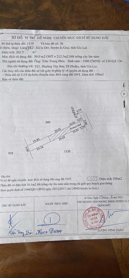 CHÍNH CHỦ CẦN BÁN ĐẤT ĐẸP - NGAY SÂN BÓNG ĐỒI THÔNG - GIÁ ĐẦU TƯ CỰC TỐT!