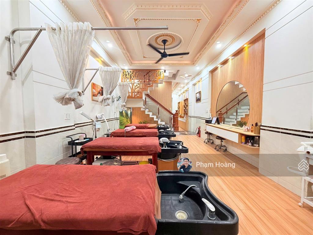 Mặt tiền kd làm đẹp spa tm  bán nhà 1 trệt 4 tầng shr có hoàn công dtsd 288m tại đông hoà hcm mới