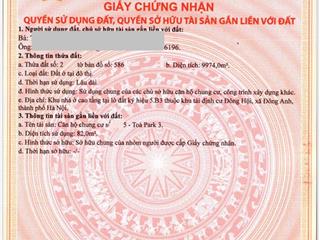 Sổ hồng park 3 thơm phức chung cư eurowindow khu vực đông hội  đông anh  hà nội