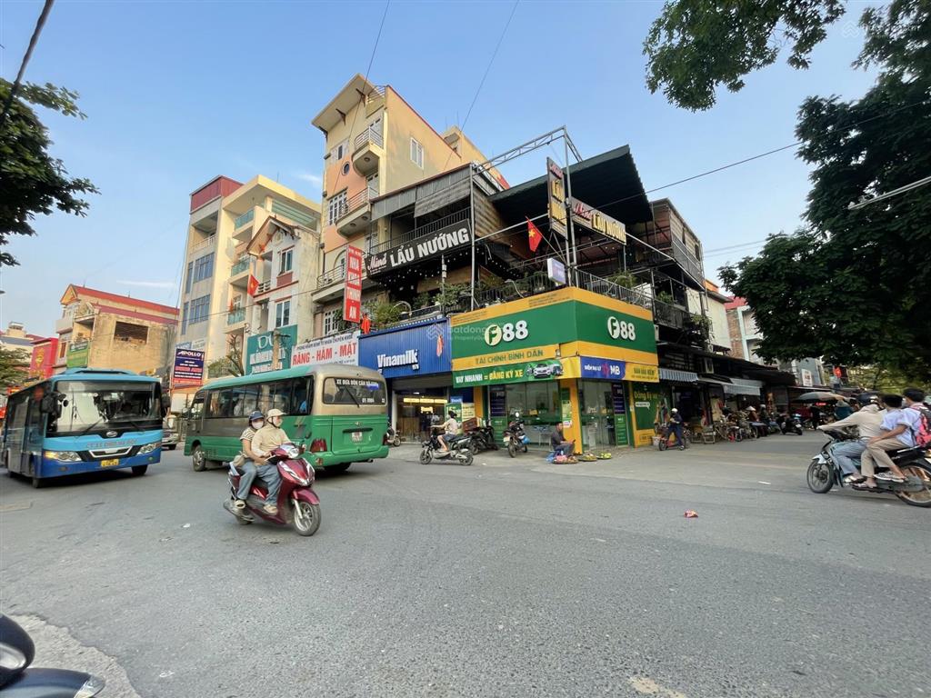 Căn góc 3 tầng  48,5m2  4pn  2 ô tô tránh  tiền phong  mê linh cũ  kinh doanh đẹp  chỉ 4 tỷ
