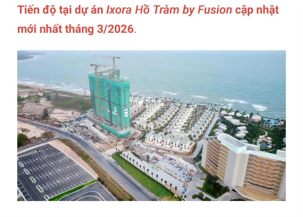 Căn hộ ixora hồ tràm 1pn cam kết 6%/4 năm full nội thất hiếm
