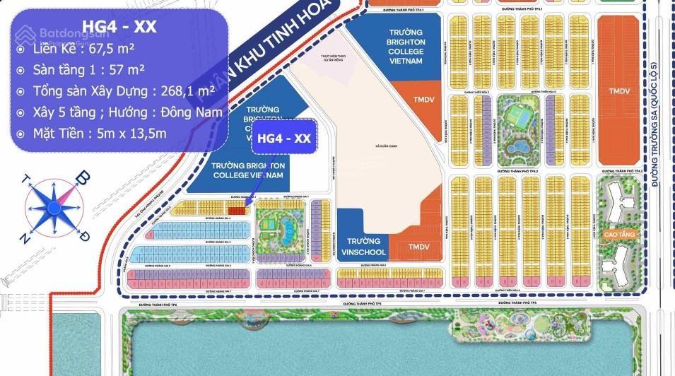 Bán nhà đường hoàng gia 4, vinhomes cổ loa. hướng đn, sát công viên pearl park. giá 23 tỷ