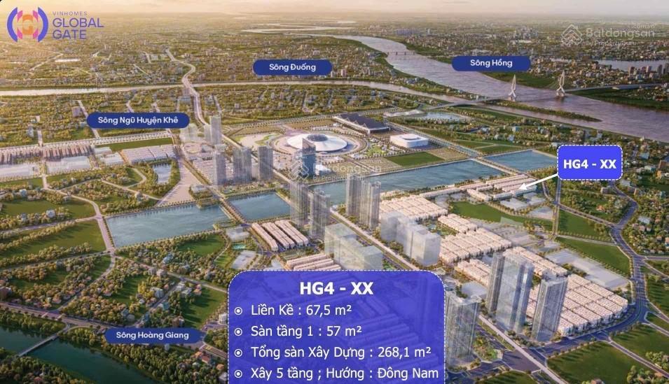 Bán nhà đường hoàng gia 4, vinhomes cổ loa. hướng đn, sát công viên pearl park. giá 23 tỷ