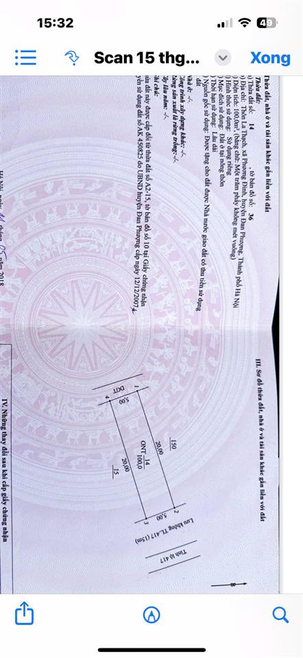 Bán đất đường tỉnh lộ 417, xã liên minh, ( gần đường tây thăng long giai đoạn 2)